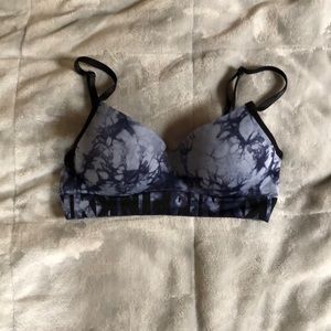 NWOT Blue Tie Dye Bra PINK